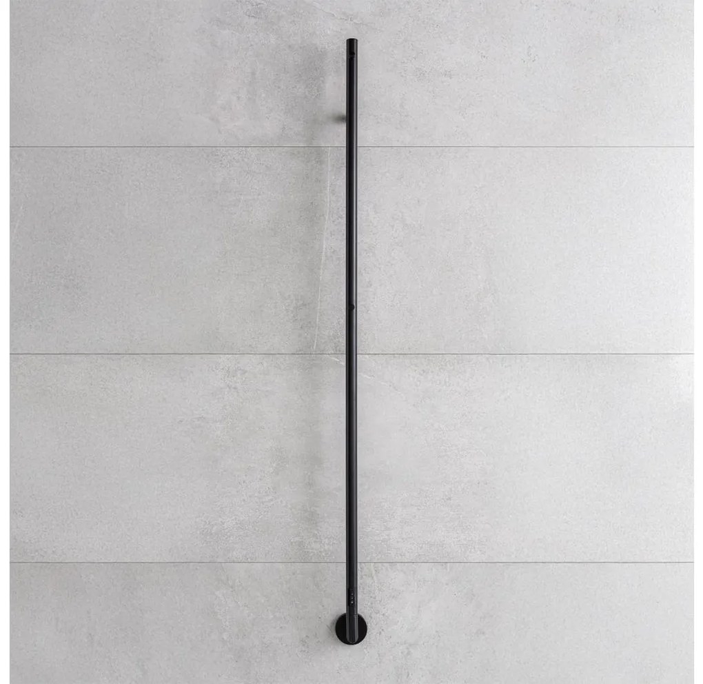 P.M.H. OL1B - Scaldasalviette elettrico OLE 24W/230V 170 cm IP44 nero