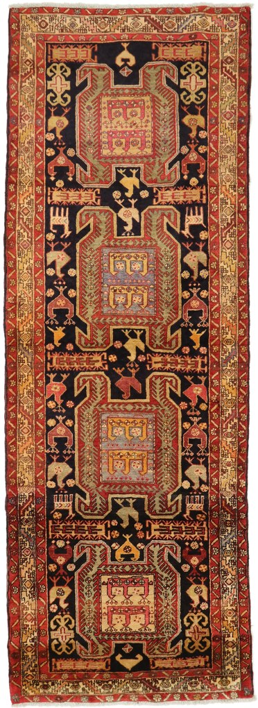 Teppich Tappeto 340x120 (Indian) Annodato A Mano