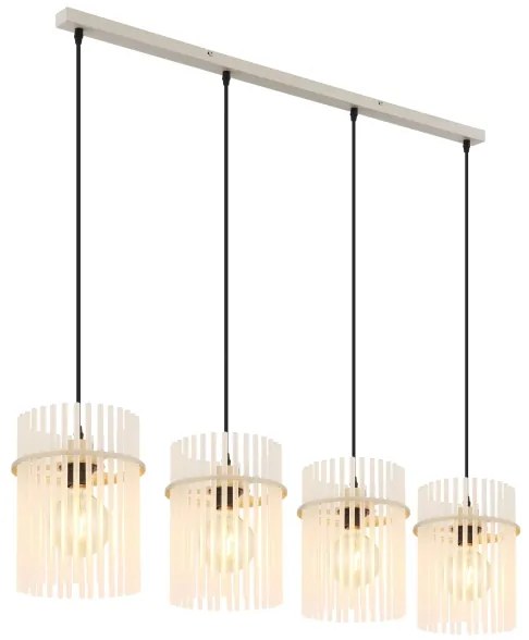 Globo 15698-4HB - Lampadario sospeso con cavo GORLEY 4xE27/60W/230V