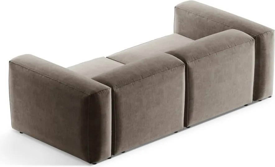 Divano marrone 224 cm Bergamo – Cosmopolitan Design