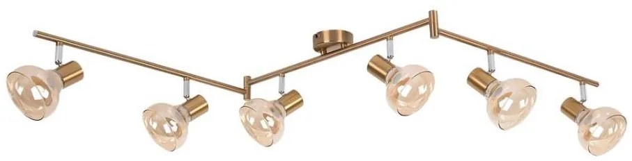 Rabalux 5553 - Faretto HOLLY 6xE14/40W/230V oro