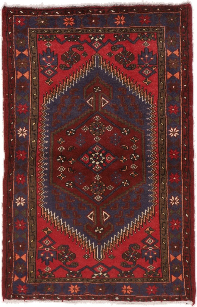 Hamedan Tappeto 100x160 (Iran) Annodato A Mano