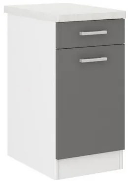 Mobile da cucina 40 x 47 x 82 cm Grigio Melammina PVC