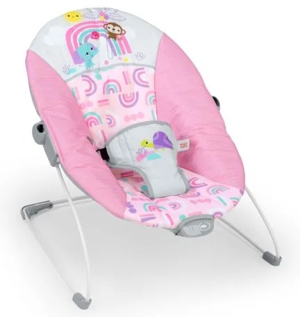 Bright Starts - Dondolo vibrante per bambini PINK PARADISE 1xLR14