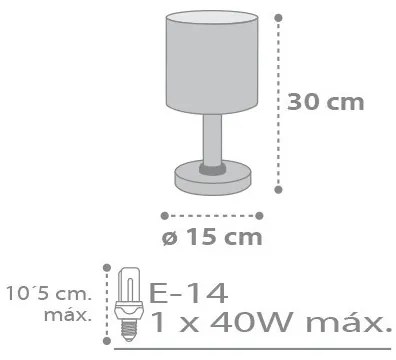 Dalber D-62011E - Lampada per bambini SWEET DREAMS 1xE14/40W/230V