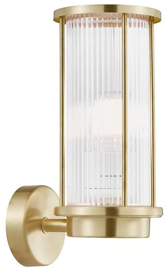 Nordlux - Lampada da parete per esterni LINTON 1xE27/15W/230V IP54 ottone