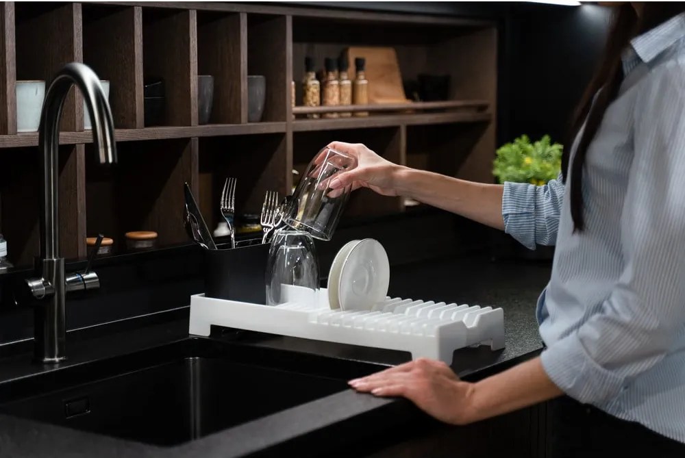 Scolapiatti bianco Livio Duo - Vialli Design