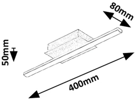 Rabalux 71397 - Plafoniera a LED DEMIR/8W/230V 4000K
