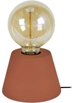Tosel  Lampade d’ufficio lampada da comodino tondo legno terracotta  Tosel
