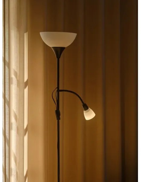 Nordlux - Lampada con piedistallo LAURIA 1xE27/40W/230V + 1xE14/15W