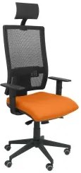 Sedia Ufficio con Poggiatesta Horna bali PC BALI308 Arancio