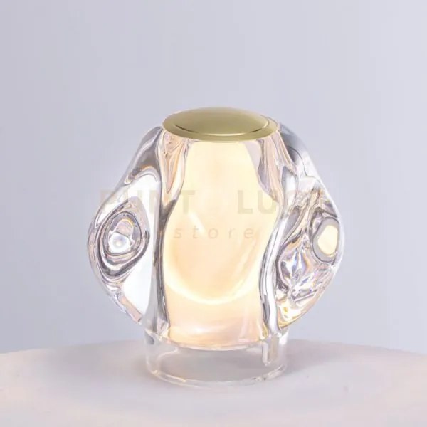 Ciottolo lampada da tavolo ricaricabile  a led 2w 170 lm 3000k d.10...