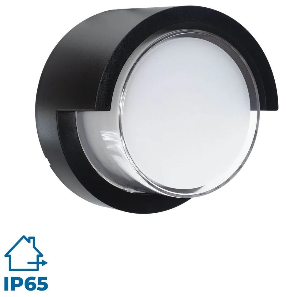 Applique IP65 LED da Parete 12W B. Naturale Tonda Colore Bianco Naturale 4.200K