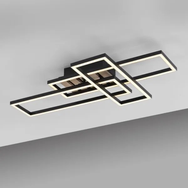 JUST LIGHT. 14051-79 - Plafoniera LED AKUSTIKA LED/20,5W/230V rovere/nero