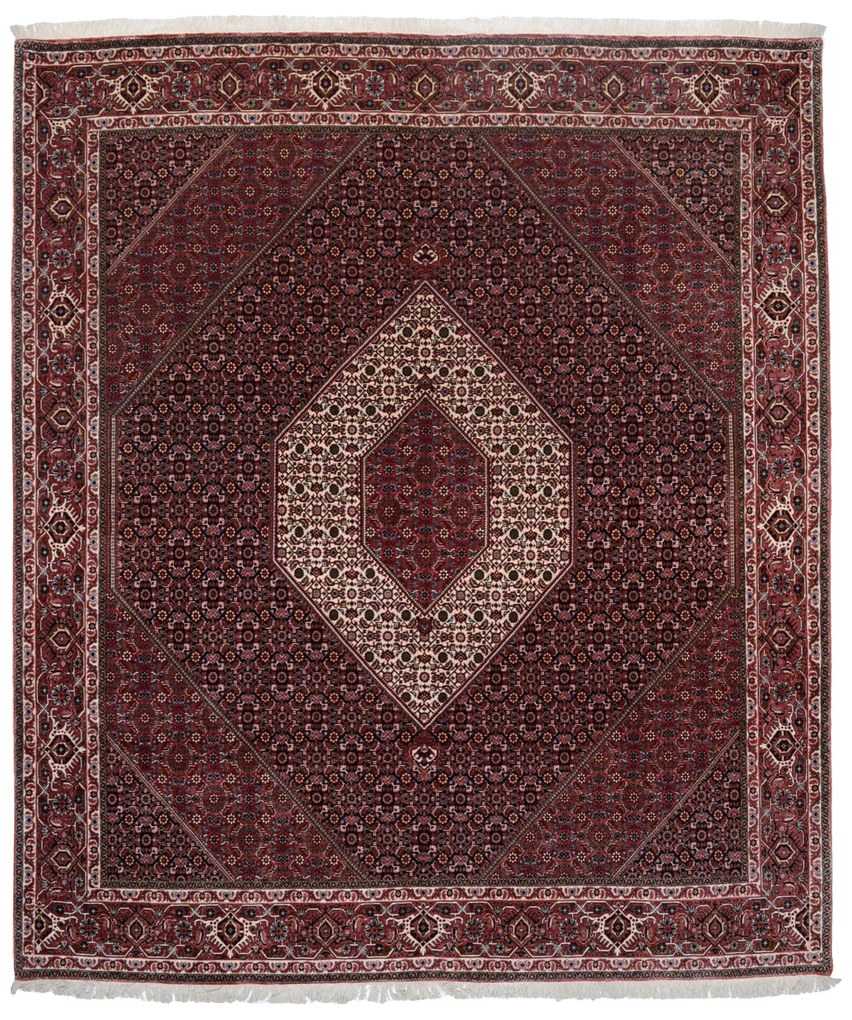 Bidjar Tappeto 290x250 Blu (Iran) Annodato A Mano