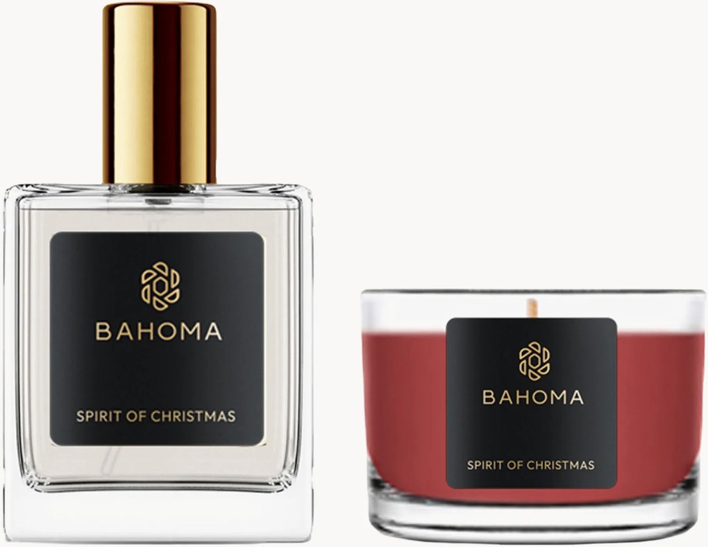 Set profumo per ambienti e candela profumata Spirit of Christmas (cassis, mirtillo, mandarino)