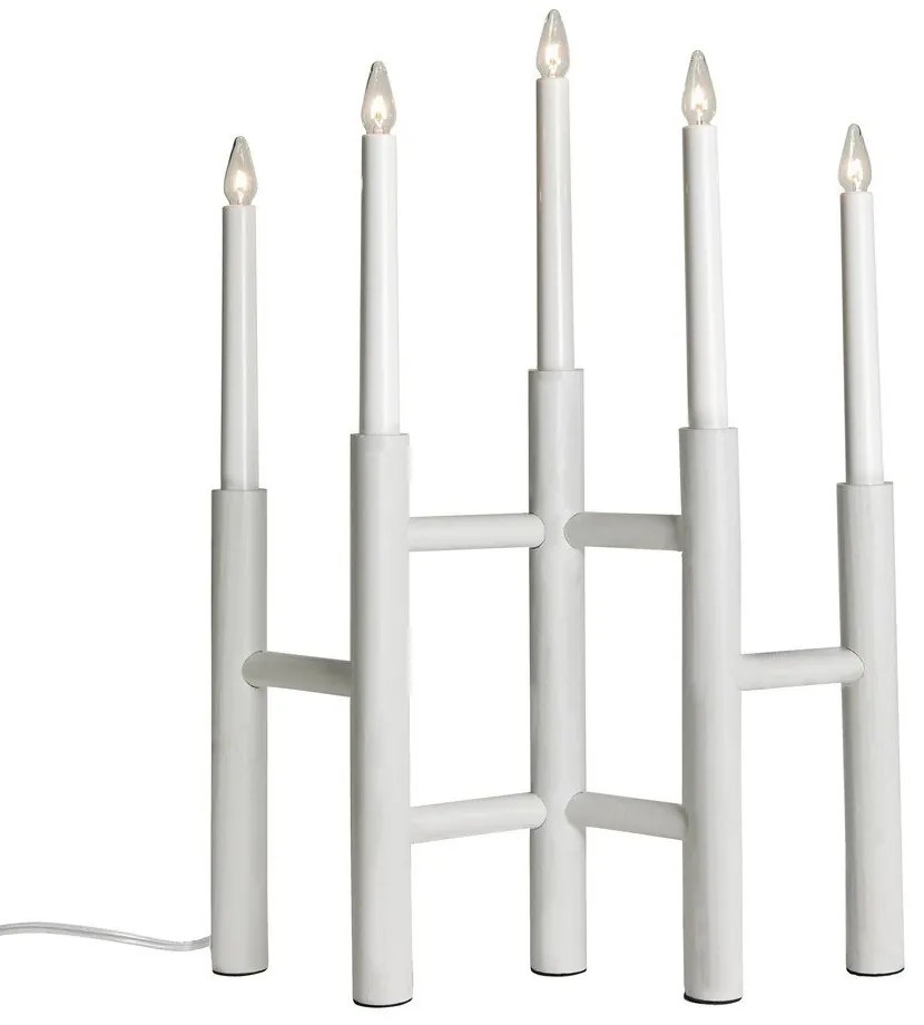 Decorazione luminosa natalizia bianca Cassiopeia - Markslöjd