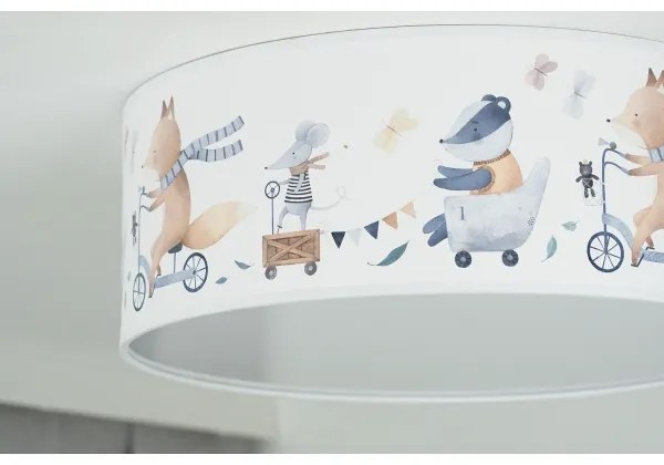 Duolla - Lampada LED da soffitto per bambini CORTINA LED/26W/230V Ø40cm 4000K