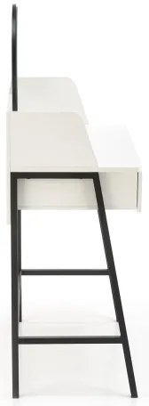 Tavolino da toilette AGNES 120x80 cm bianco/nero
