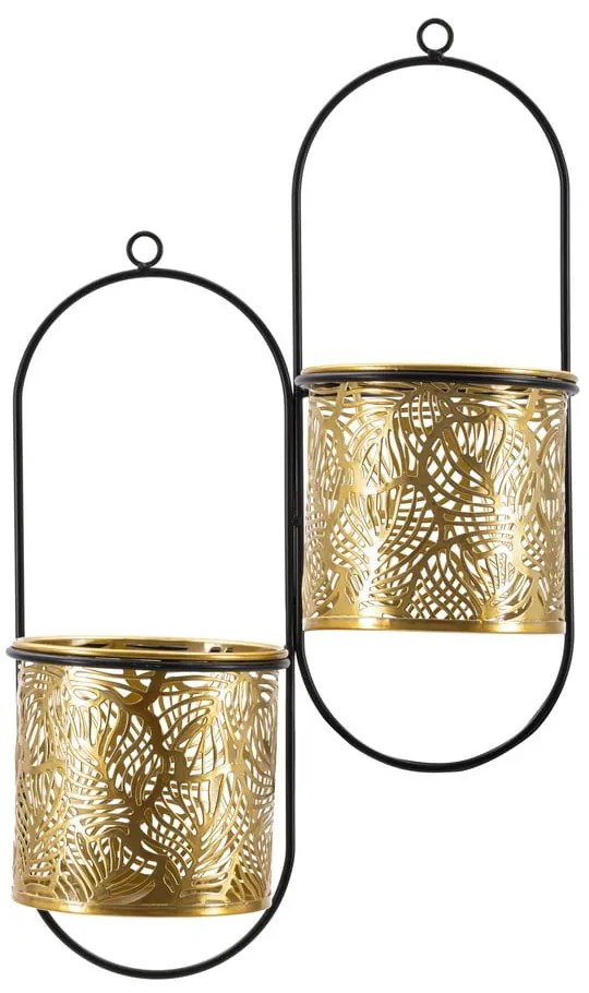 Gancio portavaso in metallo ø 14 cm (altezza totale 48 cm) Double Hong – Mauro Ferretti