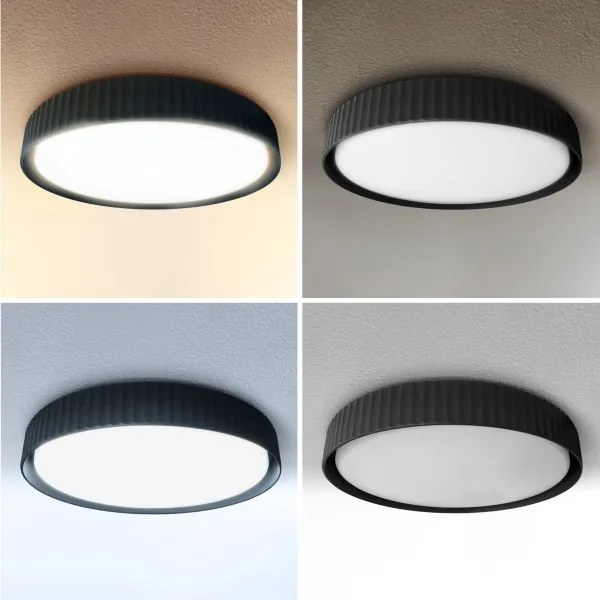 Brilagi - Plafoniera dimmerabile LUCIA LED/60W/230V Ø 59 cm nero + telecomando