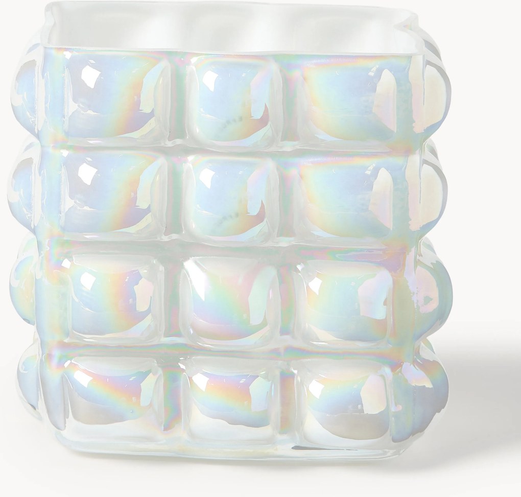 Vaso in vetro soffiato Bubble, alt. 27 cm