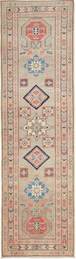 Kazak Tappeto orientale 290x80 (Pakistan) Annodato A Mano