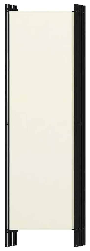 Paravento a 5 Pannelli Bianco 250x180 cm