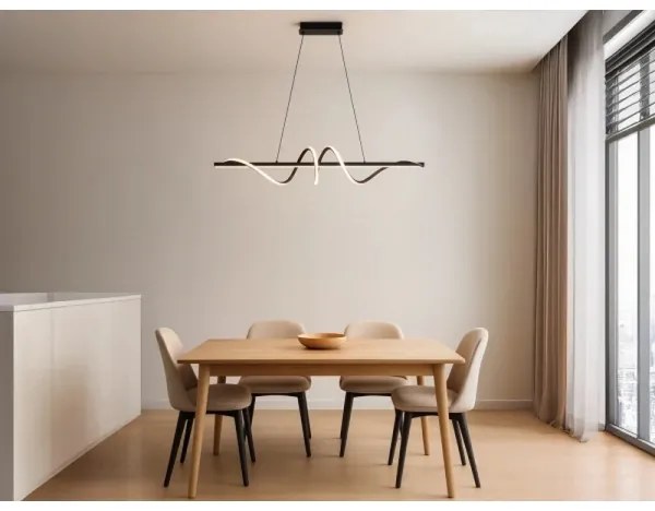 Lampadario LED dimmerabile a sospensione su cavo LED/50W/230V 3000-6500K 100 cm + telecomando