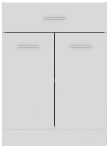 Armadio con Cassetto Bianco 60x46x81,5 cm in Truciolato
