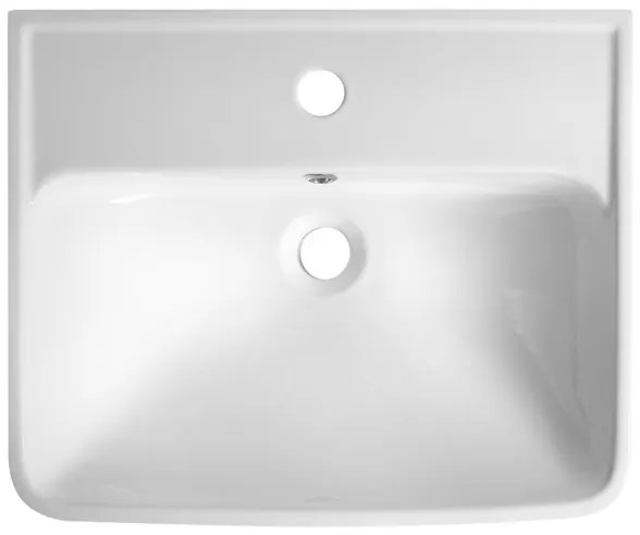 Bruckner - Lavabo incasso NEON 45x41,5 cm ceramica/bianco
