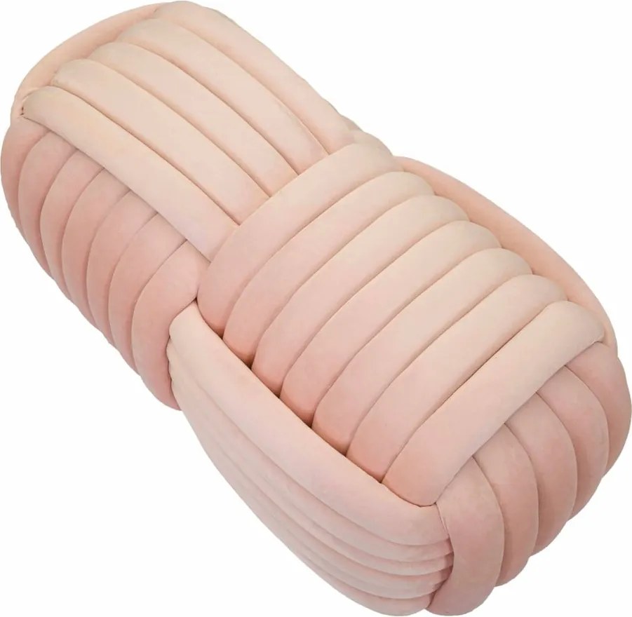 Panchina in velluto rosa chiaro Softy - Mauro Ferretti