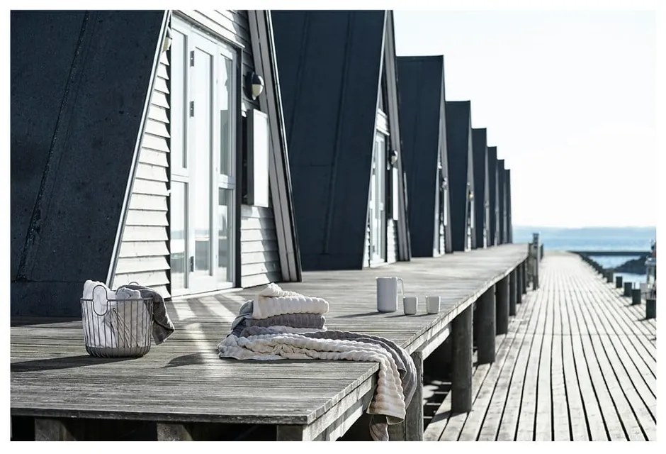 Telo da bagno in cotone marrone 70x140 cm Inu - Zone