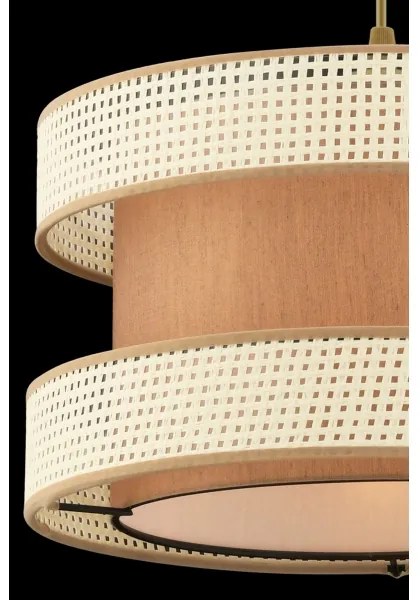 Lampadario a cavo HALO 1xE27/60W/230V marrone/crema