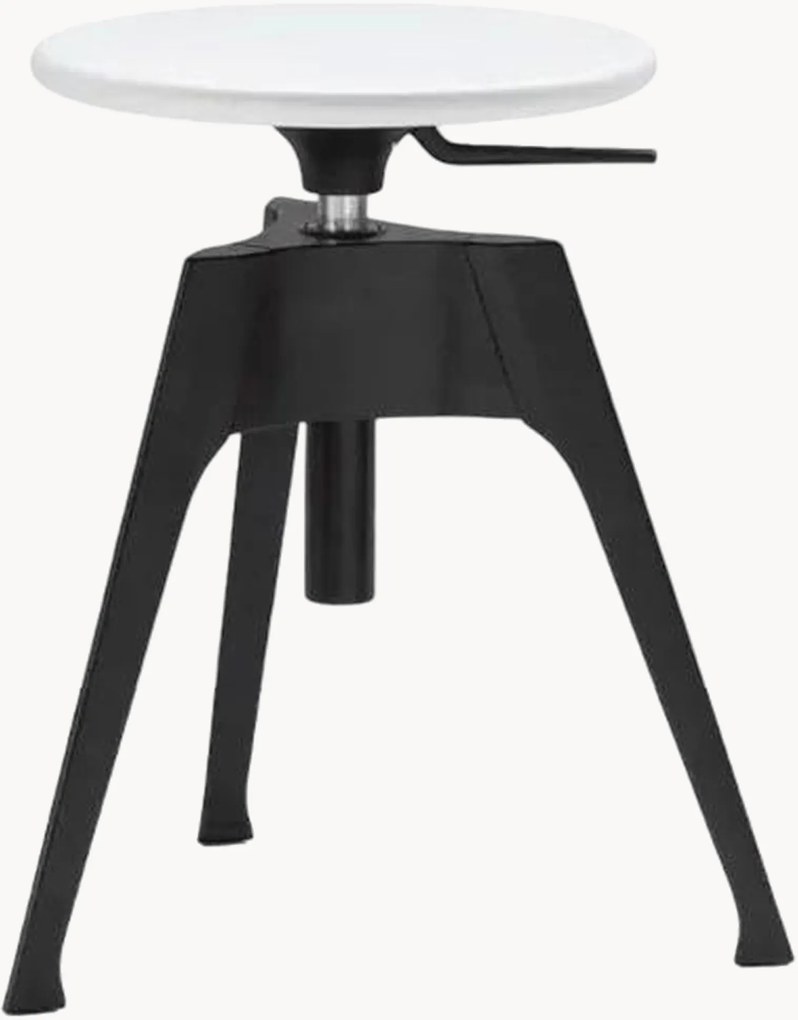 Sgabello in legno di faggio Portable Atelier, regolabile in altezza