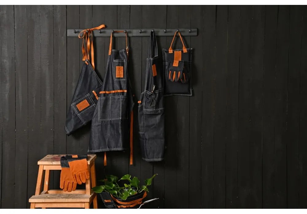 Guanti da giardinaggio blu-arancio Denim - Esschert Design