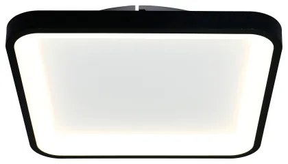 Brilagi - Plafoniera dimmerabile LED FALCON SLIM LED/50W/230V 50x50 cm nera+telecomando
