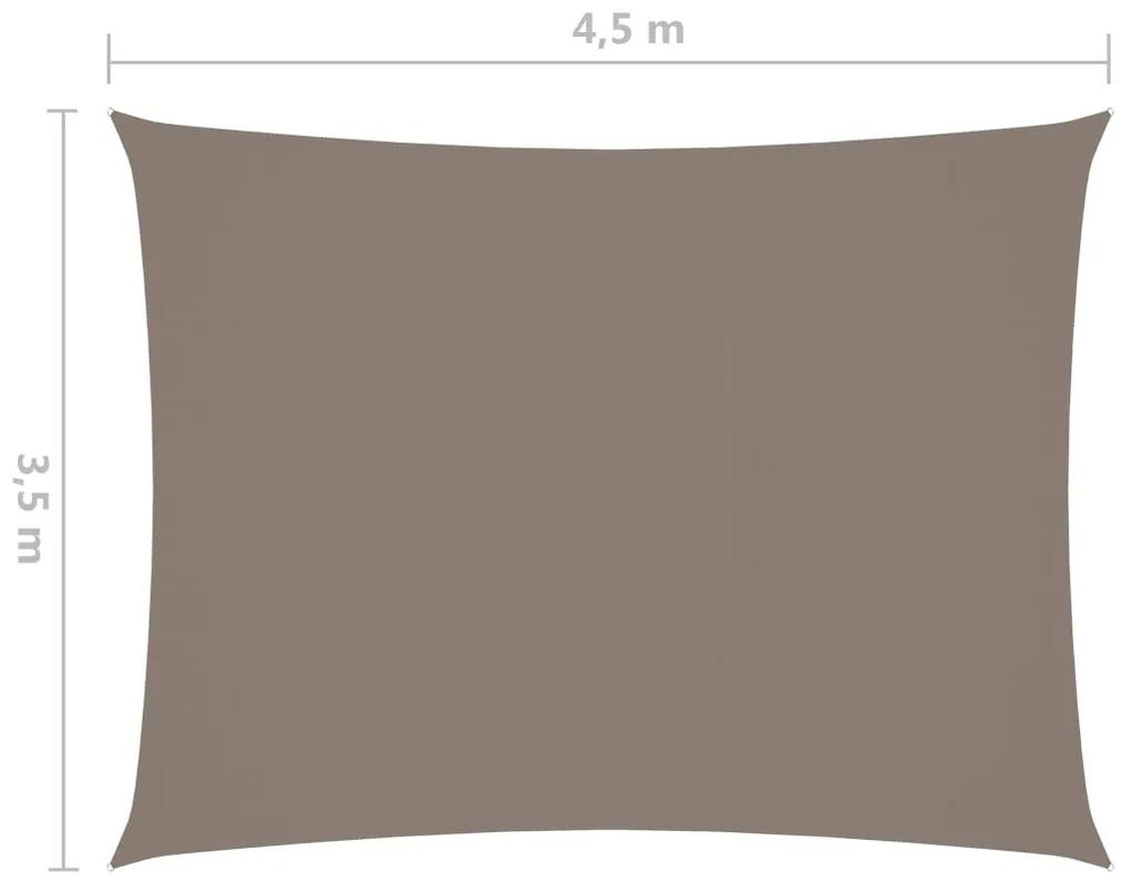 Parasole a Vela Oxford Rettangolare 3,5x4,5 m Talpa
