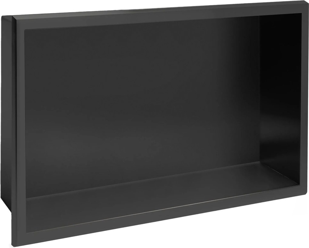 MENSOLA BAGNO 30x45 black mat