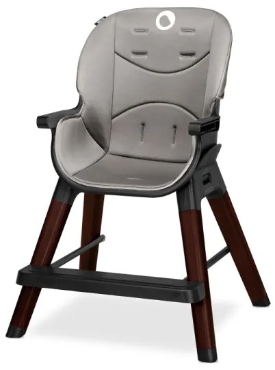 Lionelo - Sedia da pranzo per bambini MONA Black Onyx