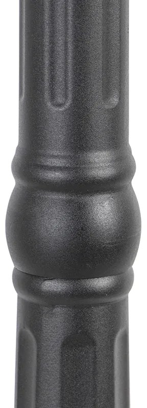 Lanterna da esterno in stile rustico nera IP44 - New Orleans 3