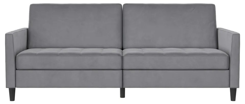 Divano grigio chiaro in velluto 207 cm Presley - Støraa