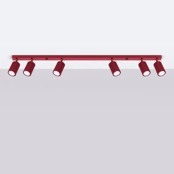 Brilagi - Faretto LED CRESTO 6xGU10/10W/230V bordeaux