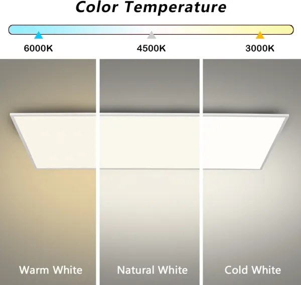 Brilagi - Plafoniera a LED SLIMFRAME LED/80W/230V 120x60 cm 3000/4000/6000K bianco