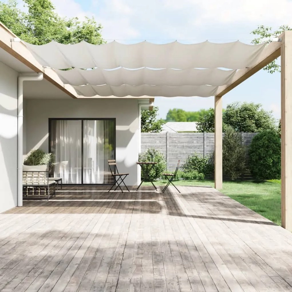 Paravento Verticale Bianco 250x420 Cm Tessuto Oxford /