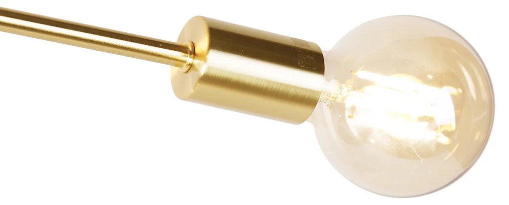 Lampada a sospensione intelligente in ottone 6 luci incl. Wifi G95 - Sydney