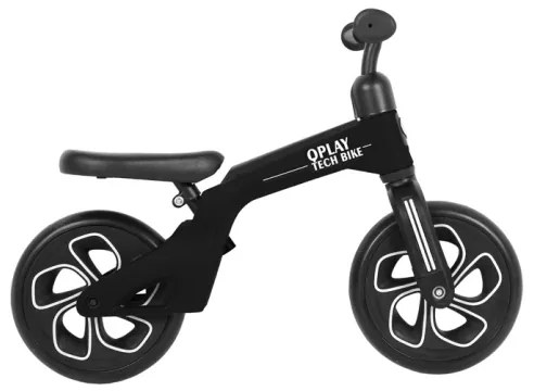 QPlay - Bicicletta senza pedali TECH nera