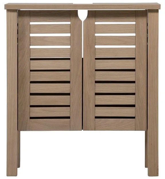 Copri colonna Talix in mdf rovere naturale 1 ante L 60 x H 65 x P 33 cm