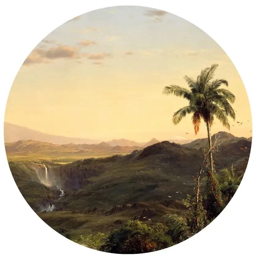 KEK Amsterdam Carta da parati panoramica Golden Age Landscapes 3 Circle - S - 1.425m