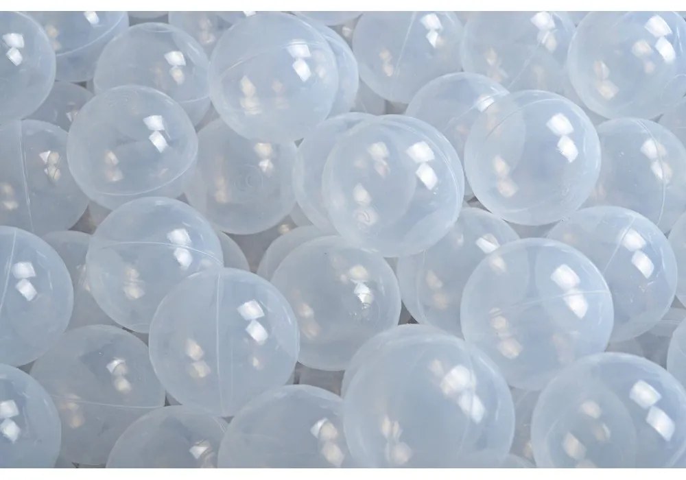 Piscina di palline beige in velluto ø 90x30 cm Montessori – Meowbaby